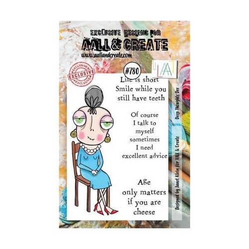AALL & Create Clear Stamps - Deep Thoughts Dee AALL-TP-780