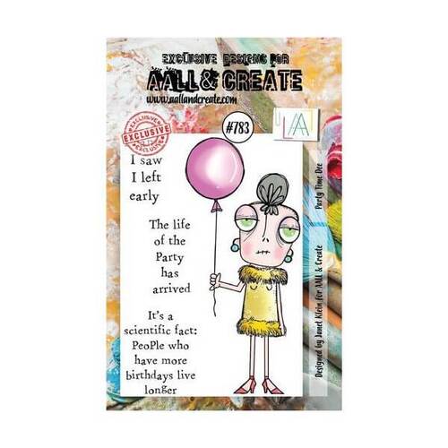 AALL & Create Clear Stamps - Party Time Dee AALL-TP-783