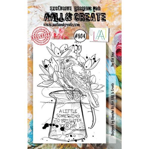 AALL & Create Clear Stamps A7 - The Old Vase AALL-TP-804