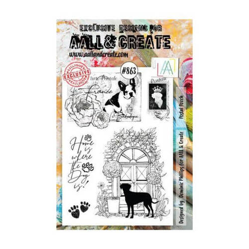 AALL & Create Clear Stamps - Postal Pooch AALL-TP-863