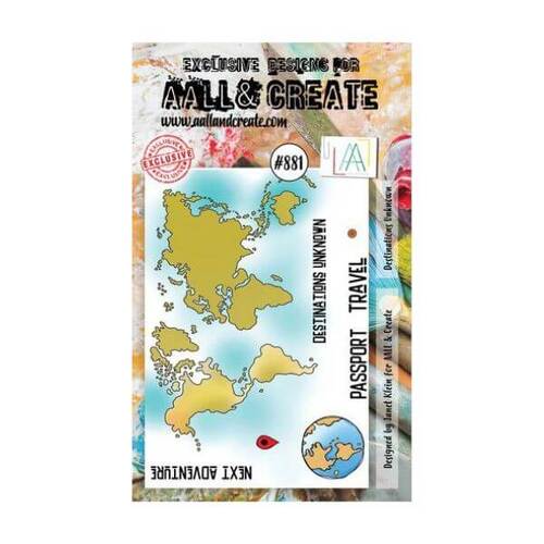 AALL & Create Clear Stamps - Destinations Unknown AALL-TP-881