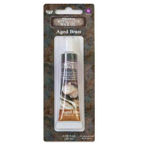 Finnabair Art Alchemy Metallique Wax 0.68 oz - Aged Brass