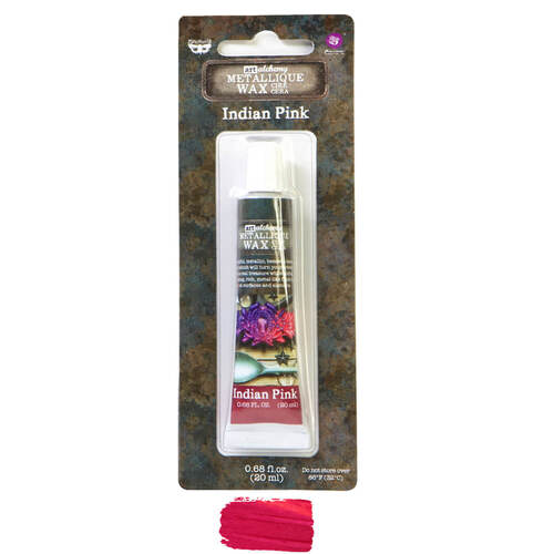Finnabair Art Alchemy Metallique Wax 0.68 oz - Indian Pink