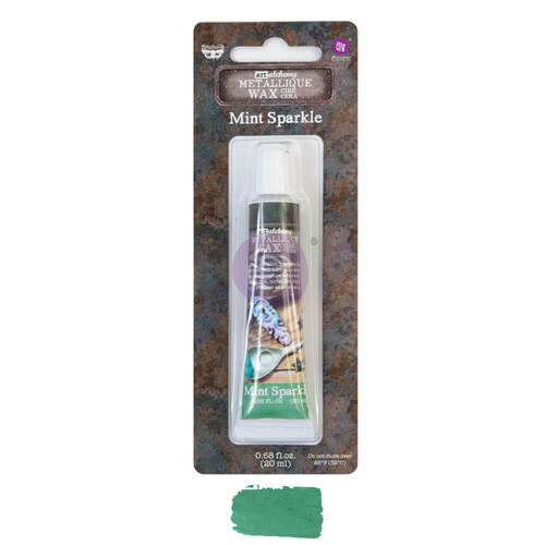 Finnabair Art Alchemy Metallique Wax 0.68 oz - Mint Sparkle
