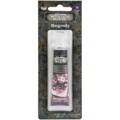 Finnabair Art Alchemy Metallique Wax .68 oz - Burgundy
