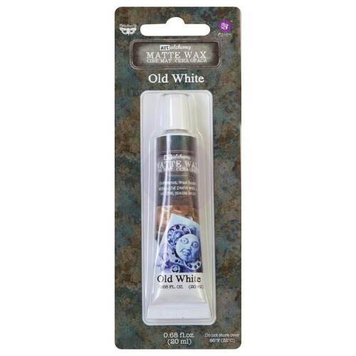Finnabair Art Alchemy Matte Wax .68 Fluid Ounce - Old White