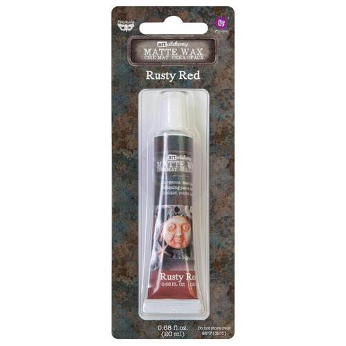 Finnabair Art Alchemy Matte Wax .68 Fluid Ounce - Rusty Red