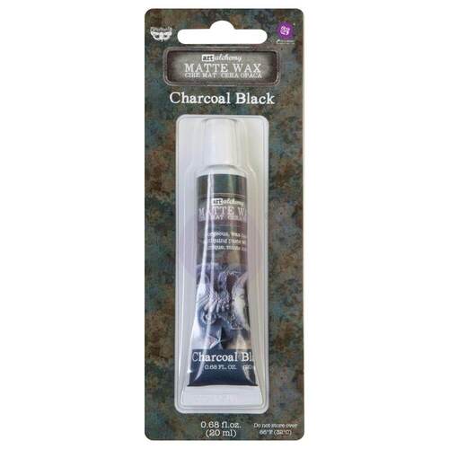 Finnabair Art Alchemy Matte Wax .68 Fluid Ounce - Charcoal Black