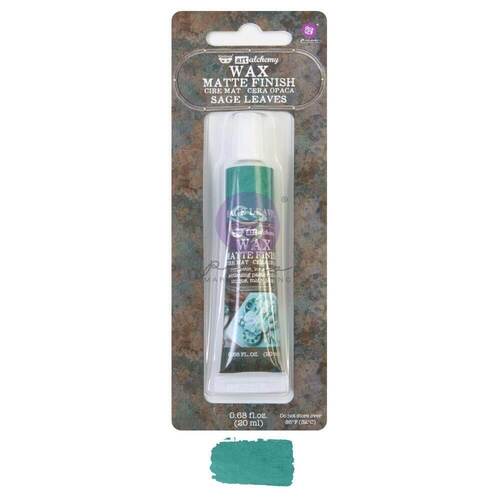 Finnabair Art Alchemy Matte Wax .68 Fluid Ounce - Sage Leaves