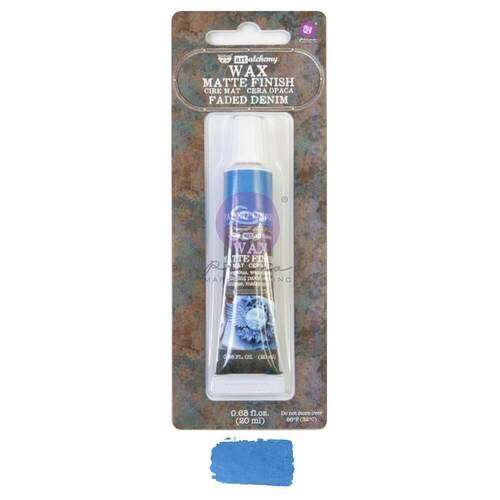 Finnabair Art Alchemy Matte Wax .68 Fluid Ounce - Faded Denim
