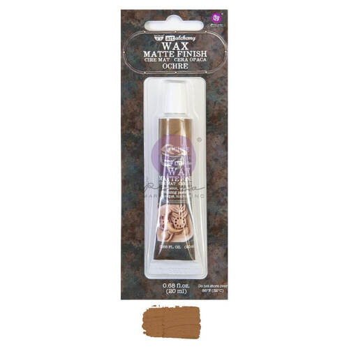 Finnabair Art Alchemy Matte Wax .68 Fl Oz - Ochre