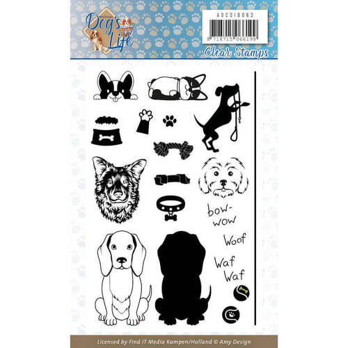 Amy Design Clear Stamps - Dog's Life ADCS10063
