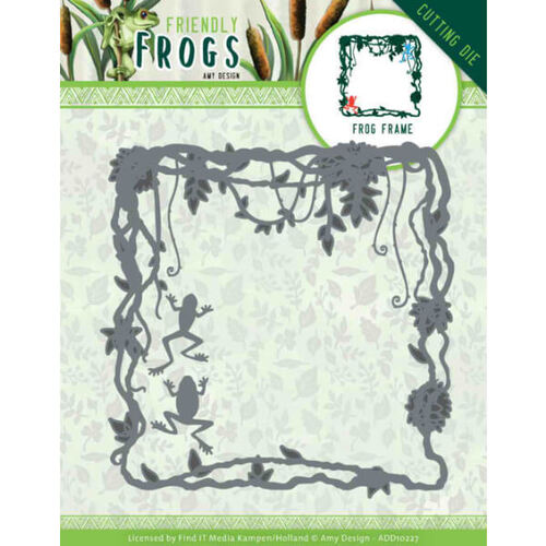 Amy Design Friendly Frogs Dies - Frog Frame ADD10227