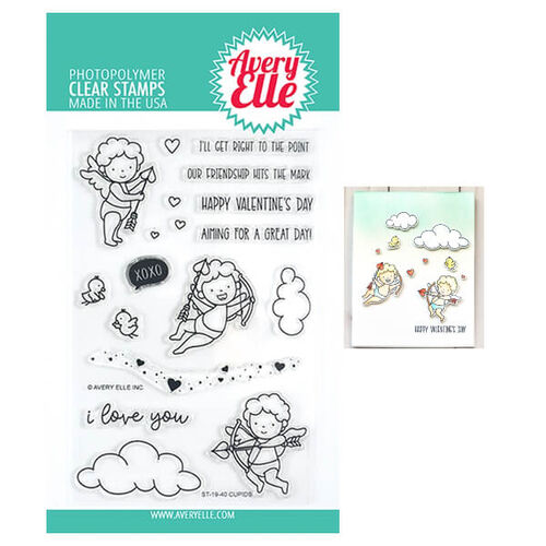 Avery Elle Clear Stamp - Cupids AE1940