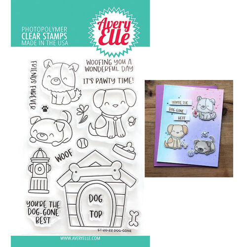 Avery Elle Clear Stamp - Dog-gone AE2022