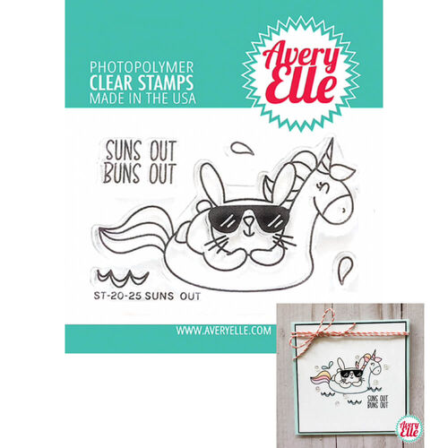 Avery Elle Clear Stamp - Suns Out AE2025