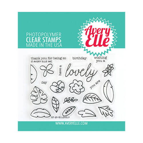 Avery Elle Clear Stamp - Lovely AE2115