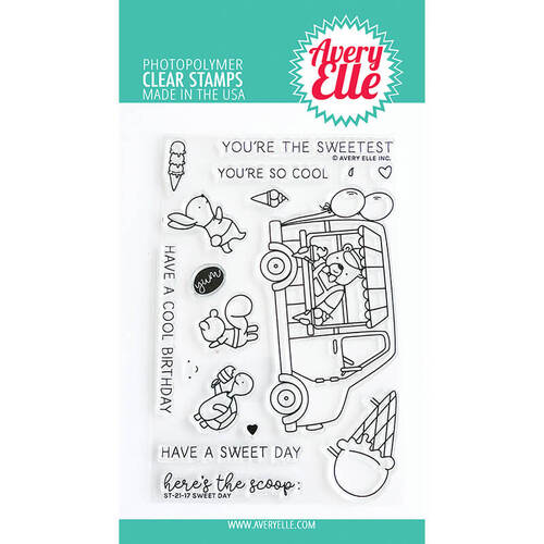Avery Elle Clear Stamp - Sweet Day AE2117