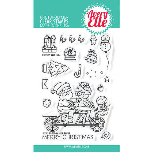 Avery Elle Clear Stamp - Mr. & Mrs. Claus AE2130