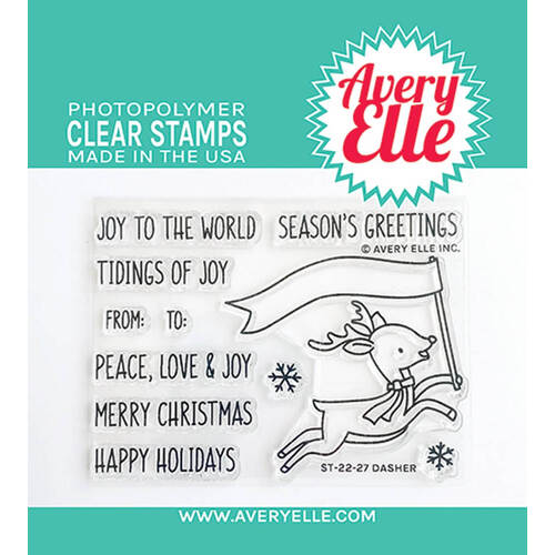 Avery Elle Clear Stamp - Dasher AE2227