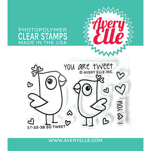 Avery Elle Clear Stamp - So Tweet AE2238