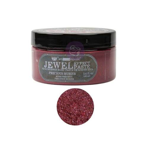 Finnabair Art Extravagance Jewel Texture Paste 100ml Jar - Precious Rubies