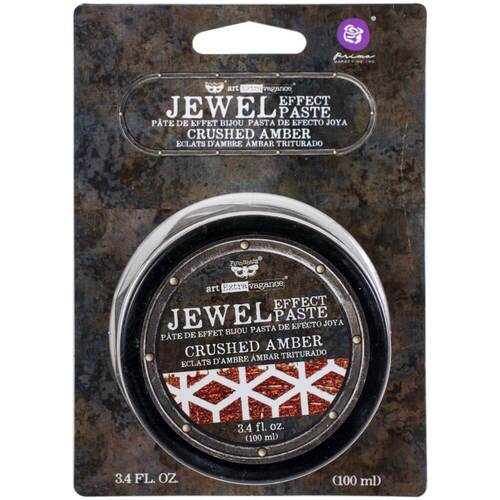 Finnabair Art Extravagance Jewel Texture Paste 100ml Jar - Crushed Amber