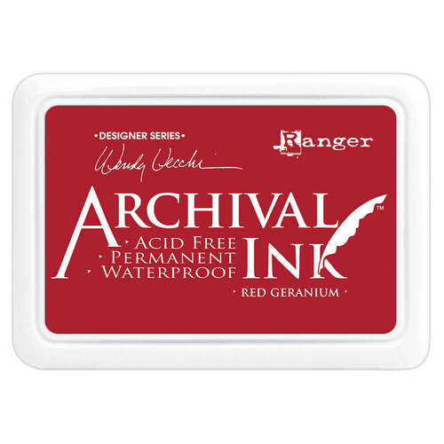 Wendy Vecchi Archival Ink Pad - Red Geranium AID38993