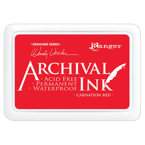 Wendy Vecchi Archival Ink Pad - Carnation Red AID41399