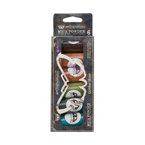 Finnabair Art Ingredients Mica Powder Set 7g 6/Pkg - Golden Hour