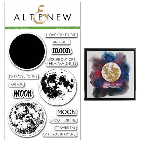 Altenew Clear Stamps - To the Moon ALT1074