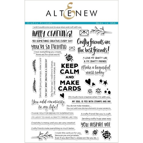 Altenew Clear Stamps - Crafty Friends ALT1688