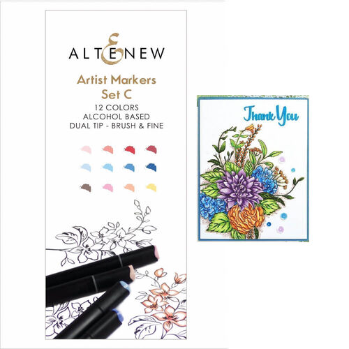 Altenew Artist Markers Set C - 12 colours ALT1783