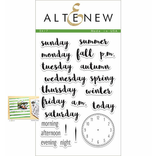 Altenew Clear Stamps - 24/7 Stamp Set