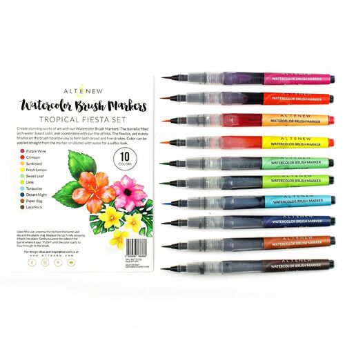 Altenew Watercolour Brush Markers - Tropical Fiesta Set