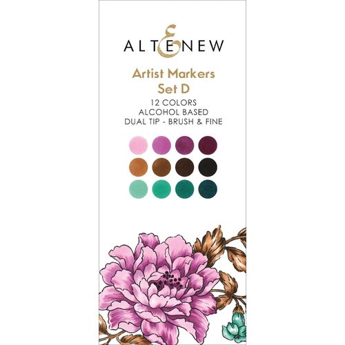 Altenew Artist Markers Set D - 12 colours ALT2293