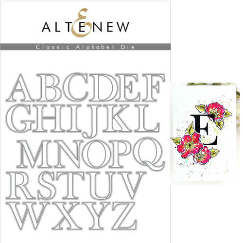 Altenew Dies Set - Classic Alphabet Die Set 4.8 cm High - ALT2705