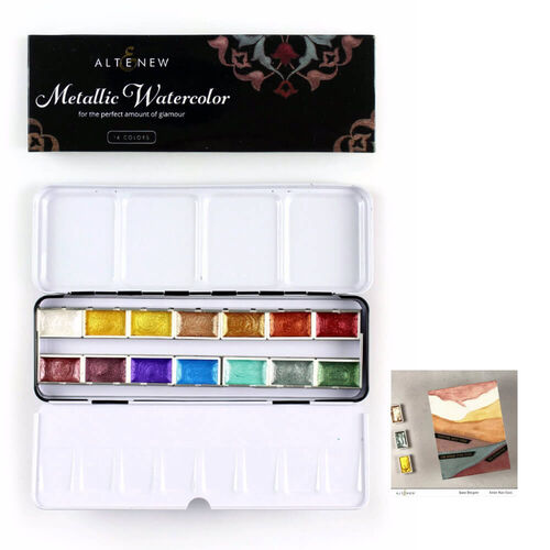 Altenew Metallic Watercolor 14-colour pan set ALT3193