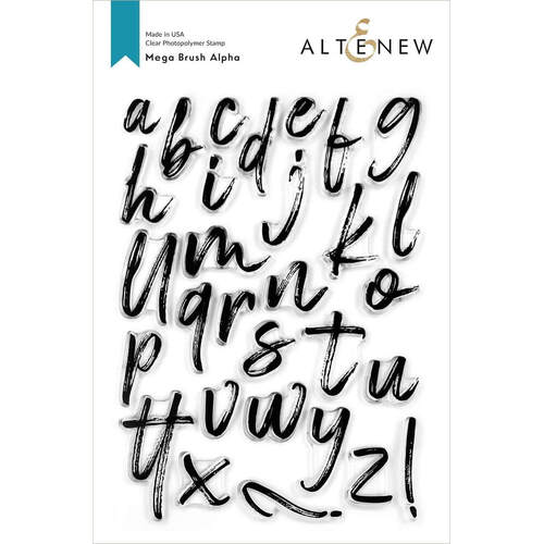 Altenew Clear Stamps - Mega Brush Alpha ALT4129