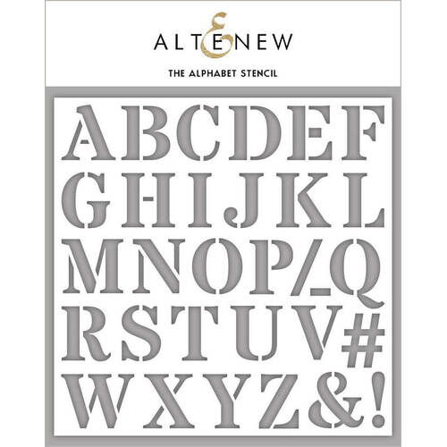 Altenew Stencil - The Alphabet ALT4239