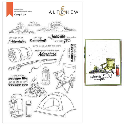 Altenew Clear Stamps - Camp Life ALT4371