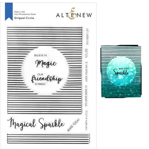 Altenew Clear Stamps - Striped Circle ALT4605