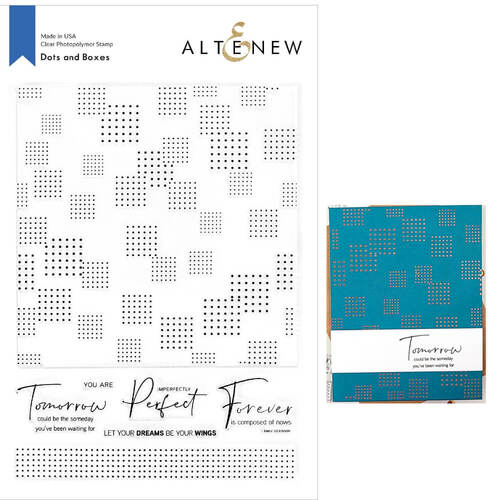 Altenew Clear Photopolymer Stamps - Dots and Boxes ALT4669