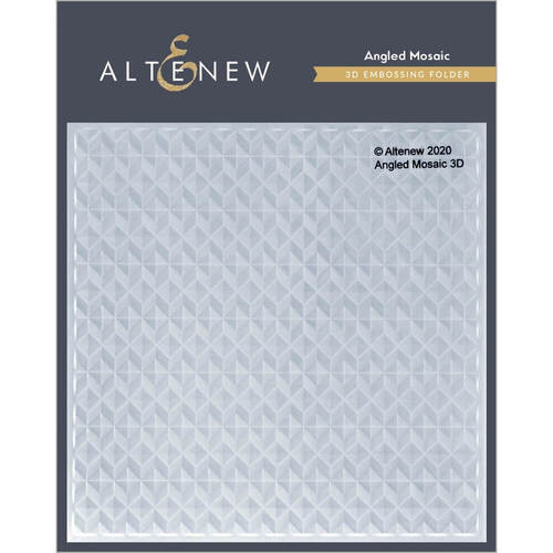 Altenew 3D Embossing Folder - Angled Mosaic ALT4694