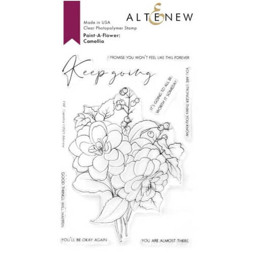 Altenew Clear Stamps - Paint-A-Flower: Camellia ALT4790