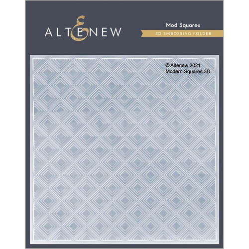 Altenew 3D Embossing Folder - Mod Squares ALT4872