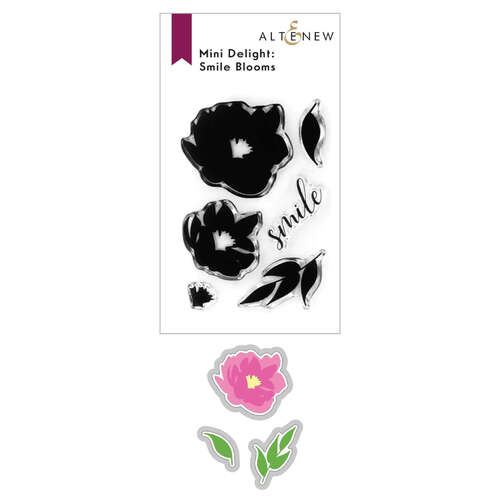 Altenew Stamp & Die Set - Mini Delight: Smile Blooms ALT4915