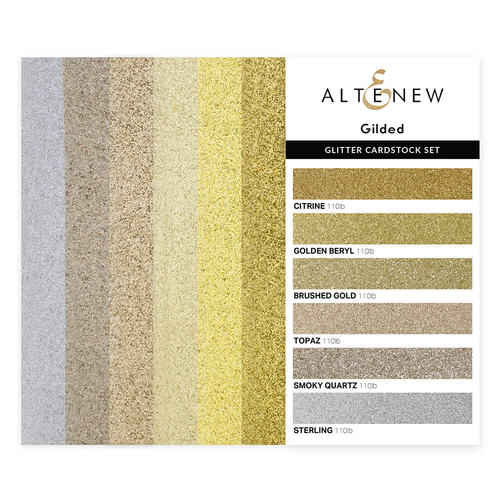 Altenew Glitter Cardstock Set - Gilded ALT4961