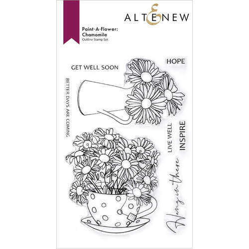Altenew Clear Stamps - Paint-A-Flower: Chamomile Outline ALT6018