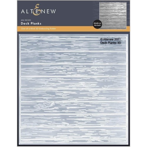 Altenew 3D Embossing Folder - Deck Planks ALT6128